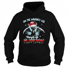 Load image into Gallery viewer, Dragon On The Naughty List And I Regret Nothing Christmas T-Shirt, Ladies T-Shirt, LongSleeve, Sweatshirt, Hoodie 2D
