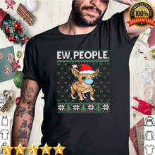 Load image into Gallery viewer, Ew People Chihuahua Face Mask Santa Dog T-Shirt, Ladies T-Shirt, LongSleeve, Sweatshirt, Hoodie 2D
