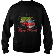 Load image into Gallery viewer, FIREFIGHTER CHRISTMAS TEE TREE ON TRUCK FIRE XMAS T-Shirt, Ladies T-Shirt, LongSleeve, Sweatshirt, Hoodie 2D
