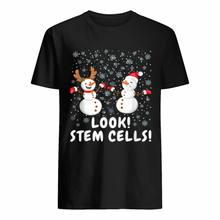Load image into Gallery viewer, FUNNY STEM CELL SNOWMAN CHRISTMAS SCIENCE T-Shirt, Ladies T-Shirt, LongSleeve, Sweatshirt, Hoodie 2D
