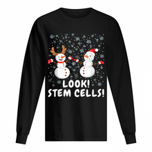 Load image into Gallery viewer, FUNNY STEM CELL SNOWMAN CHRISTMAS SCIENCE T-Shirt, Ladies T-Shirt, LongSleeve, Sweatshirt, Hoodie 2D
