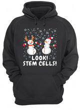 Load image into Gallery viewer, FUNNY STEM CELL SNOWMAN CHRISTMAS SCIENCE T-Shirt, Ladies T-Shirt, LongSleeve, Sweatshirt, Hoodie 2D
