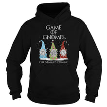 Load image into Gallery viewer, Game Of Gnomes Christmas Is Coming Three Gnomes Xmas T-Shirt, Ladies T-Shirt, LongSleeve, Sweatshirt, Hoodie 2D
