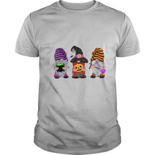 Load image into Gallery viewer, Gnomes Autumn Pumpkin Fall Halloween T-Shirt, Ladies T-Shirt, LongSleeve, Sweatshirt, Hoodie 2D
