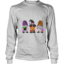 Load image into Gallery viewer, Gnomes Autumn Pumpkin Fall Halloween T-Shirt, Ladies T-Shirt, LongSleeve, Sweatshirt, Hoodie 2D
