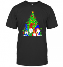 Load image into Gallery viewer, Gnomes Christmas Tree T-Shirt, Ladies T-Shirt, LongSleeve, Sweatshirt, Hoodie 2D
