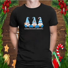 Load image into Gallery viewer, Gnomes Christmas is coming  T-Shirt, Ladies T-Shirt 2D
