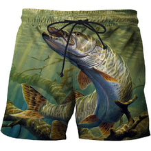 Load image into Gallery viewer, Mens Beach 3D Fish Shorts Gym Fitness Running For Summer Men's Cool Sport Short Pants 3D Swim Trunks
