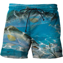 Load image into Gallery viewer, Mens Beach 3D Fish Shorts Gym Fitness Running For Summer Men's Cool Sport Short Pants 3D Swim Trunks

