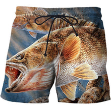 Load image into Gallery viewer, Mens Beach 3D Fish Shorts Gym Fitness Running For Summer Men's Cool Sport Short Pants 3D Swim Trunks
