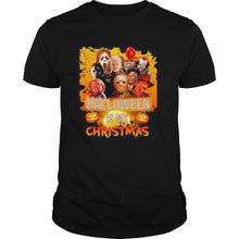 Load image into Gallery viewer, Halloween Horror Characters Is My Christmas T-Shirt, Ladies T-Shirt, LongSleeve, Sweatshirt, Hoodie 2D
