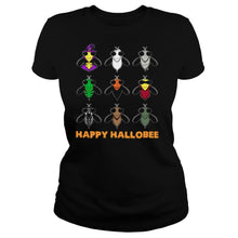 Load image into Gallery viewer, Happy Hallobee Halloween T-Shirt, Ladies T-Shirt, LongSleeve, Sweatshirt, Hoodie 2D
