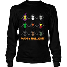 Load image into Gallery viewer, Happy Hallobee Halloween T-Shirt, Ladies T-Shirt, LongSleeve, Sweatshirt, Hoodie 2D
