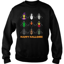 Load image into Gallery viewer, Happy Hallobee Halloween T-Shirt, Ladies T-Shirt, LongSleeve, Sweatshirt, Hoodie 2D
