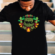 Load image into Gallery viewer, Happy christmas Shirt T-Shirt, Ladies T-Shirt 2D
