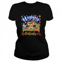 Load image into Gallery viewer, Harry Potter Happy Hallothanksmas Halloween Thanksgiving Christmas T-Shirt, Ladies T-Shirt, LongSleeve, Sweatshirt, Hoodie 2D

