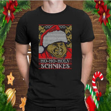 Load image into Gallery viewer, Ho Ho Holy Schnikes Christmas T-Shirt, Ladies T-Shirt, LongSleeve, Sweatshirt, Hoodie 2D
