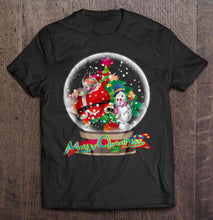Load image into Gallery viewer, Merry Christmas Santa Claus And Snowman Snowball Version T-Shirt, Ladies T-Shirt, LongSleeve, Hoodie 2D
