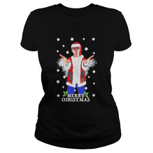 Load image into Gallery viewer, IAN BROWN GODLIKE MERRY CHRISTMAS T-Shirt, Ladies T-Shirt, LongSleeve, Sweatshirt, Hoodie 2D
