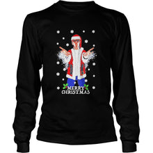 Load image into Gallery viewer, IAN BROWN GODLIKE MERRY CHRISTMAS T-Shirt, Ladies T-Shirt, LongSleeve, Sweatshirt, Hoodie 2D
