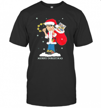 Load image into Gallery viewer, Ian Brown King Monkey Merry Christmas  T-Shirt, Ladies T-Shirt, LongSleeve, Sweatshirt, Hoodie 2D
