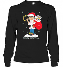 Load image into Gallery viewer, Ian Brown King Monkey Merry Christmas  T-Shirt, Ladies T-Shirt, LongSleeve, Sweatshirt, Hoodie 2D
