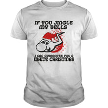 Load image into Gallery viewer, If Jingle My Bells I Can Guarantee You A White Christmas T-Shirt, Ladies T-Shirt, LongSleeve, Sweatshirt, Hoodie 2D
