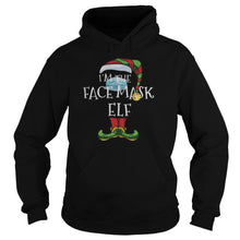 Load image into Gallery viewer, I’m The Face Mask Elf Matching Family Christmas Funny Pajama T-Shirt, Ladies T-Shirt, LongSleeve, Sweatshirt, Hoodie 2D
