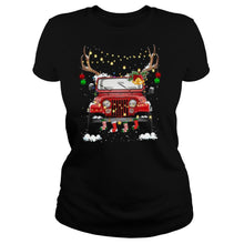 Load image into Gallery viewer, Jeep Light Christmas T-Shirt, Ladies T-Shirt, LongSleeve, Sweatshirt, Hoodie 2D

