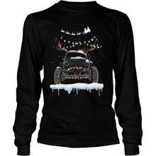 Load image into Gallery viewer, Jeep Merry Christmas T-Shirt, Ladies T-Shirt, LongSleeve, Sweatshirt, Hoodie 2D
