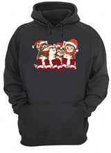 Load image into Gallery viewer, Kittens With Santa Hats Funny Christmas Cat Meme T-Shirt, Ladies T-Shirt, LongSleeve, Sweatshirt, Hoodie 2D
