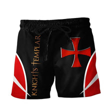 Load image into Gallery viewer, Knights Templar Cross 3D Suit 3D T-Shirt, 3D Hoodie, 3D Short Pants
