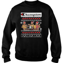 Load image into Gallery viewer, Kobe Bryant Lebron James Michael Jordan Champions christmas ugly T-Shirt, Ladies T-Shirt, LongSleeve, Sweatshirt, Hoodie 2D
