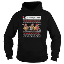 Load image into Gallery viewer, Kobe Bryant Lebron James Michael Jordan Champions christmas ugly T-Shirt, Ladies T-Shirt, LongSleeve, Sweatshirt, Hoodie 2D
