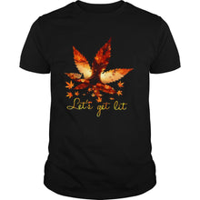 Load image into Gallery viewer, Let’s Get Lit Weed Halloween T-Shirt, Ladies T-Shirt, LongSleeve, Sweatshirt, Hoodie 2D
