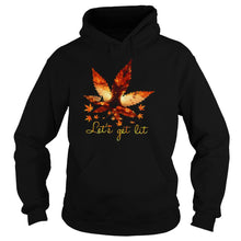 Load image into Gallery viewer, Let’s Get Lit Weed Halloween T-Shirt, Ladies T-Shirt, LongSleeve, Sweatshirt, Hoodie 2D
