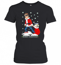 Load image into Gallery viewer, Liam Gallagher Merry Christmas T-Shirt, Ladies T-Shirt, LongSleeve, Sweatshirt, Hoodie 2D

