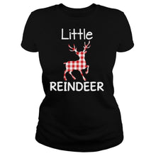 Load image into Gallery viewer, Little Reindeer Plaid Matching Family Ugly Sweater Christmas T-Shirt, Ladies T-Shirt, LongSleeve, Sweatshirt, Hoodie 2D
