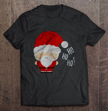 Load image into Gallery viewer, Cute Santa Claus Ho Ho Ho Christmas T-Shirt, Ladies T-Shirt, LongSleeve, Hoodie 2D
