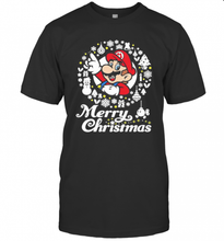 Load image into Gallery viewer, MARIO UGLY MERRY CHRISTMAS T-Shirt, Ladies T-Shirt, LongSleeve, Sweatshirt, Hoodie 2D
