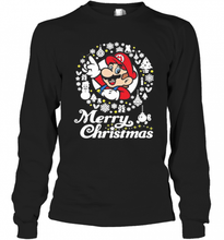 Load image into Gallery viewer, MARIO UGLY MERRY CHRISTMAS T-Shirt, Ladies T-Shirt, LongSleeve, Sweatshirt, Hoodie 2D
