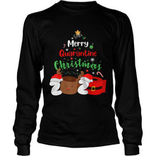 Load image into Gallery viewer, MATCHING XMAS MERRY QUARANTINE CHRISTMAS 2020 PAJAMAS T-Shirt, Ladies T-Shirt, LongSleeve, Sweatshirt, Hoodie 2D
