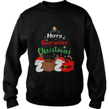 Load image into Gallery viewer, MATCHING XMAS MERRY QUARANTINE CHRISTMAS 2020 PAJAMAS T-Shirt, Ladies T-Shirt, LongSleeve, Sweatshirt, Hoodie 2D
