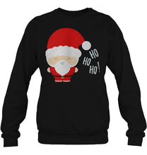 Load image into Gallery viewer, Cute Santa Claus Ho Ho Ho Christmas T-Shirt, Ladies T-Shirt, LongSleeve, Hoodie 2D
