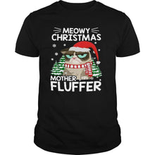 Load image into Gallery viewer, Meowy Christmas Mother Fluffer T-Shirt, Ladies T-Shirt, LongSleeve, Sweatshirt, Hoodie 2D
