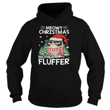 Load image into Gallery viewer, Meowy Christmas Mother Fluffer T-Shirt, Ladies T-Shirt, LongSleeve, Sweatshirt, Hoodie 2D

