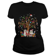 Load image into Gallery viewer, Meowy Merry Christmas Cats Christmas tree T-Shirt, Ladies T-Shirt, LongSleeve, Sweatshirt, Hoodie 2D
