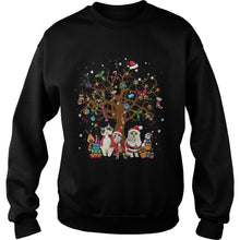 Load image into Gallery viewer, Meowy Merry Christmas Cats Christmas tree T-Shirt, Ladies T-Shirt, LongSleeve, Sweatshirt, Hoodie 2D
