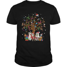 Load image into Gallery viewer, Meowy Merry Christmas Cats Christmas tree T-Shirt, Ladies T-Shirt, LongSleeve, Sweatshirt, Hoodie 2D
