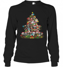 Load image into Gallery viewer, Merry And Bright Owl Christmas Tree T-Shirt, Ladies T-Shirt, LongSleeve, Sweatshirt, Hoodie 2D
